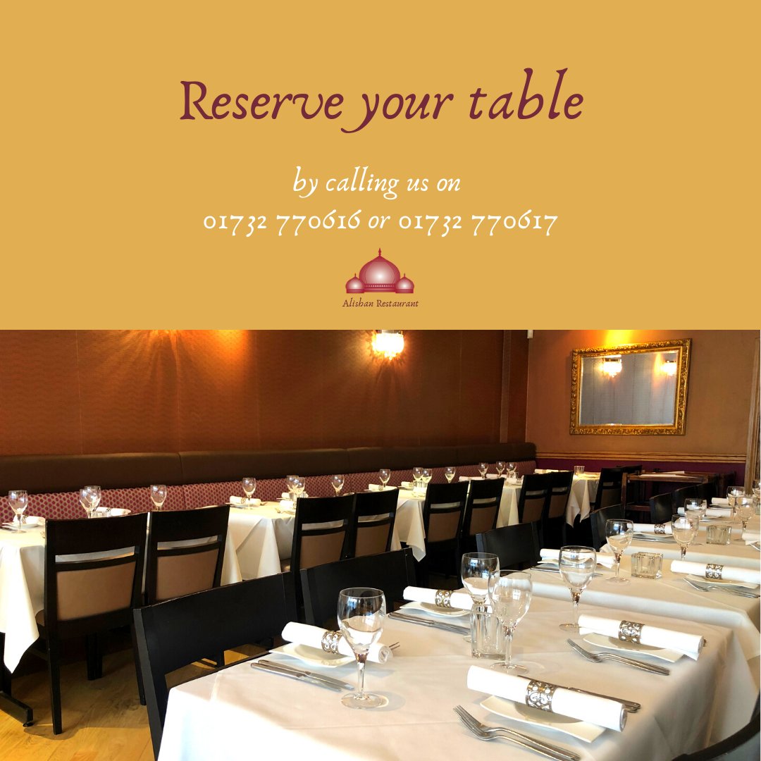 AlishanRestaur1's tweet photo. When the weekend calls it's time for you to pick up and we don't know a better way to celebrate than with one of our delicious authentic dishes at Alishan! 🇮🇳Call us on 01732770616 or 01732770617 to reserve your table! https://t.co/RTflWnFQGF
