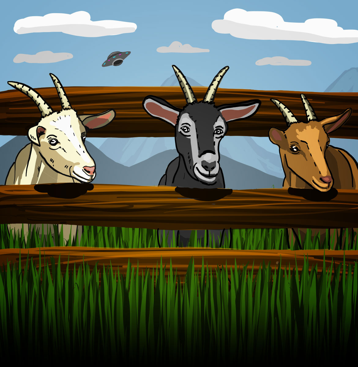 - Feeding LO without Temper Tantrums –

Only the best grass-fed, organic, free-range goats for lil baby Obrepian… 

Read the short story here:
distantshorepublishing.com/2021/08/13/fee… 

#shortstories #scifibooks #aliens