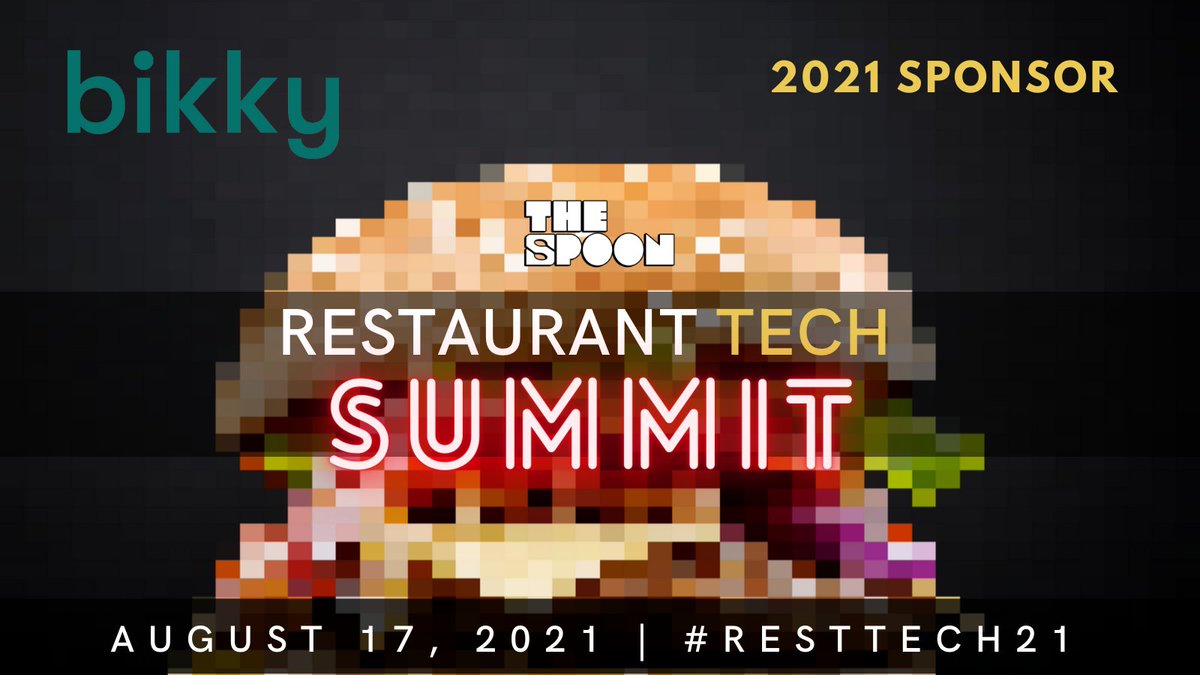 TheSpoonEvents's tweet image. Next week we host our first Restaurant Tech Summit (8/17); if you're interested in the future of #restaurants, join leaders from around #resttech including the restaurant CRM startup @BikkyHQ  to learn, network &amp;amp; collaborate. hopin.com/events/the-spo… #resttech21 #foodtech #CRM