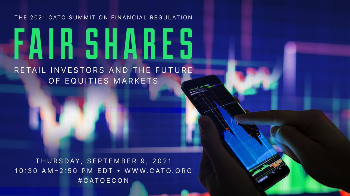 CatoCMFA's tweet image. #ModeratorSpotlight: @benbain is a @business reporter who specializes in the financial markets. Ben has a J.D. from the @gwlaw, a Master’s degree from @JohnsHopkins, and a degree in broadcast journalism from the @UniversityofIl. 

Details here: buff.ly/37rdAp7 #CatoEcon