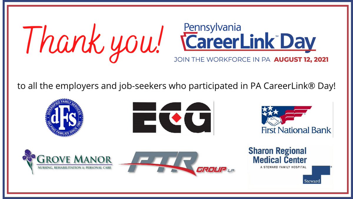 Thank you to all the employers and job-seekers that joined us for the PA CareerLink® Day Job Fair yesterday!  If you weren’t able to make it in-person, you can view their Job Orders on pacareerlink.pa.us!

#PACLday - Join the #WorkforceInPA!