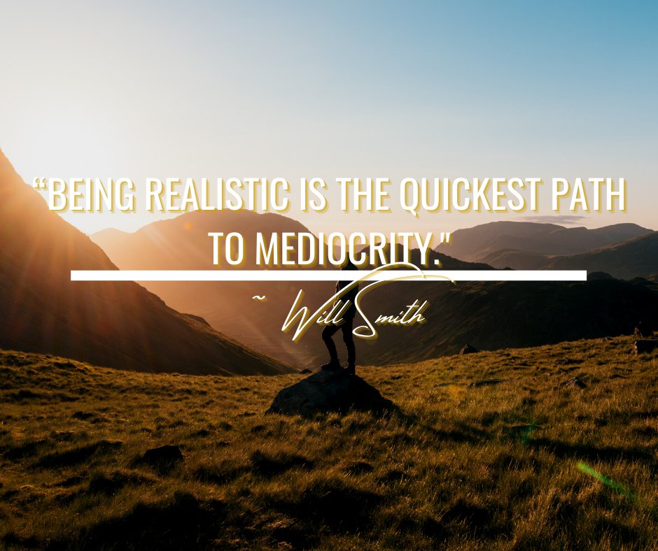 BornHustler77's tweet photo. "Being realistic is the quickest path to mediocrity."

~Will Smith 

Black Business Month Quotes https://t.co/satL1SzQij https://t.co/5xQWTsNYOW