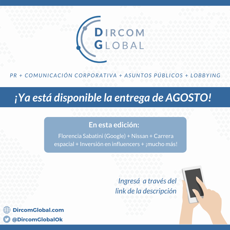 Compartimos el newsletter de <a href="/dircomglobalok/">Dircom Global</a>, un medio especializado en PR, comunicación corporativa, asuntos públicos y lobbying, orientado a profesionales y especialistas en el ámbito regional e internacional de las comunicaciones. 
📌 Léelo aquí: dircomglobal.com/newsletters/