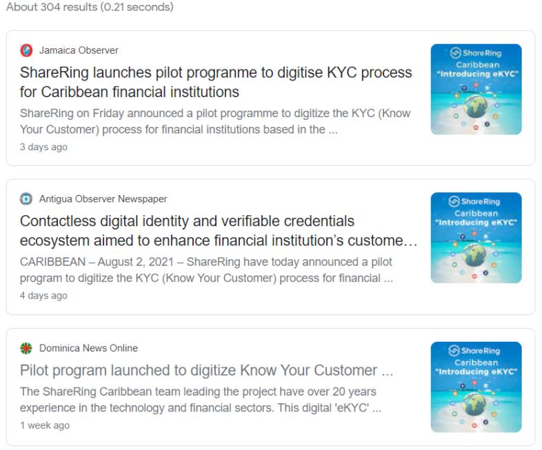 ShareRing is making a splash in the Caribbean following news of our eKYC pilot!

We’ve been featured in online, print, and television outlets in several countries including Jamaica, Dominica, Antigua, St. Vincent, and Barbados!

caribbeanbusinessreport.com/digitallife/sh…

$SHR #caribbean #KYC