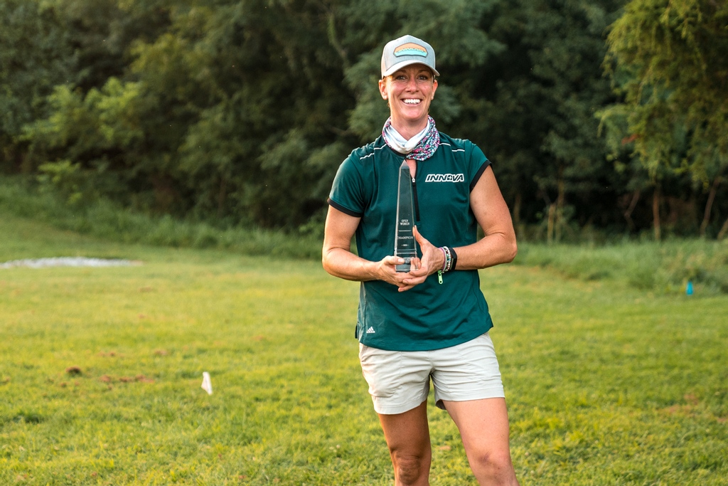 DiscGolfProTour's tweet image. Widboom, Pierce, Cox, Shue. 

The FPO feature card is on the course. Follow live right now on Disc Golf Network: discgolfnetwork.com