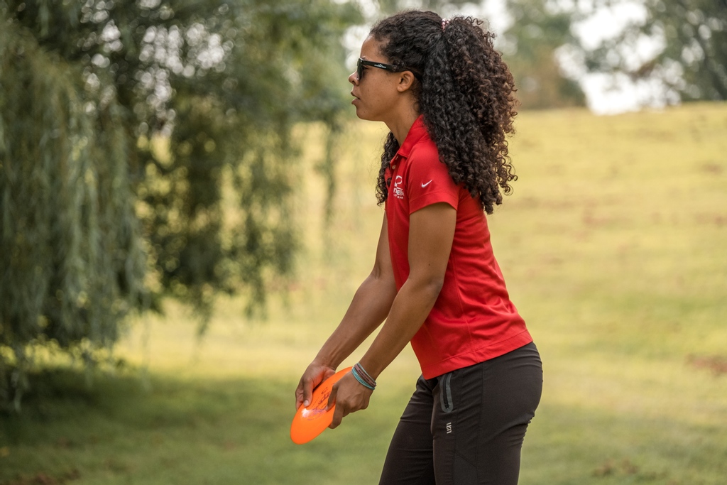 DiscGolfProTour's tweet image. Widboom, Pierce, Cox, Shue. 

The FPO feature card is on the course. Follow live right now on Disc Golf Network: discgolfnetwork.com