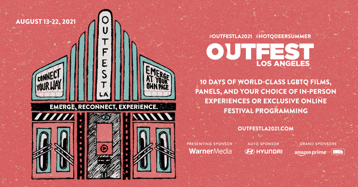 The 2021 @Outfest Los Angeles #LGBTQ Film Festival is back August 13-22 for a #HotQueerSummer with 10 days of world-class films, panels, and your choice of in-person experiences or online festival programming. Tickets are on sale now at OutfestLA2021.com. #OutfestLA2021 #ad