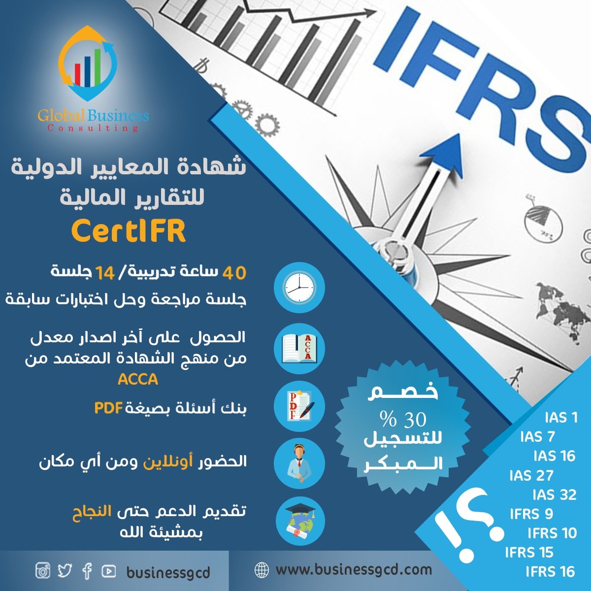 BusinessGCD's tweet photo. #عزز_مسيرتك_المهنية_معنا
افهمها صح !
بوقت صح!
12 جلسة بمعدل 40 ساعة تدريبية للتحضير لامتحان شهادة #certIFR
🔱شهادة معايير التقرير المالي الدولي🔱

والصادرة من هيئة #ACCA البريطانية

للتسجيل:
https://t.co/IYdDuBdJjf 

#محاسبة https://t.co/FKGUN2xlXt