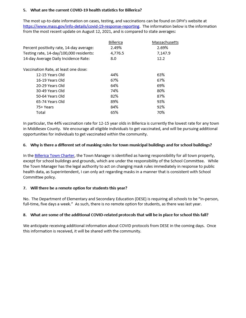 Please see the following update that was sent to <a href="/BillericaPS/">Billerica Schools</a> families this afternoon, including mask policy FAQs: billericasuperintendent.blogspot.com/2021/08/commun…