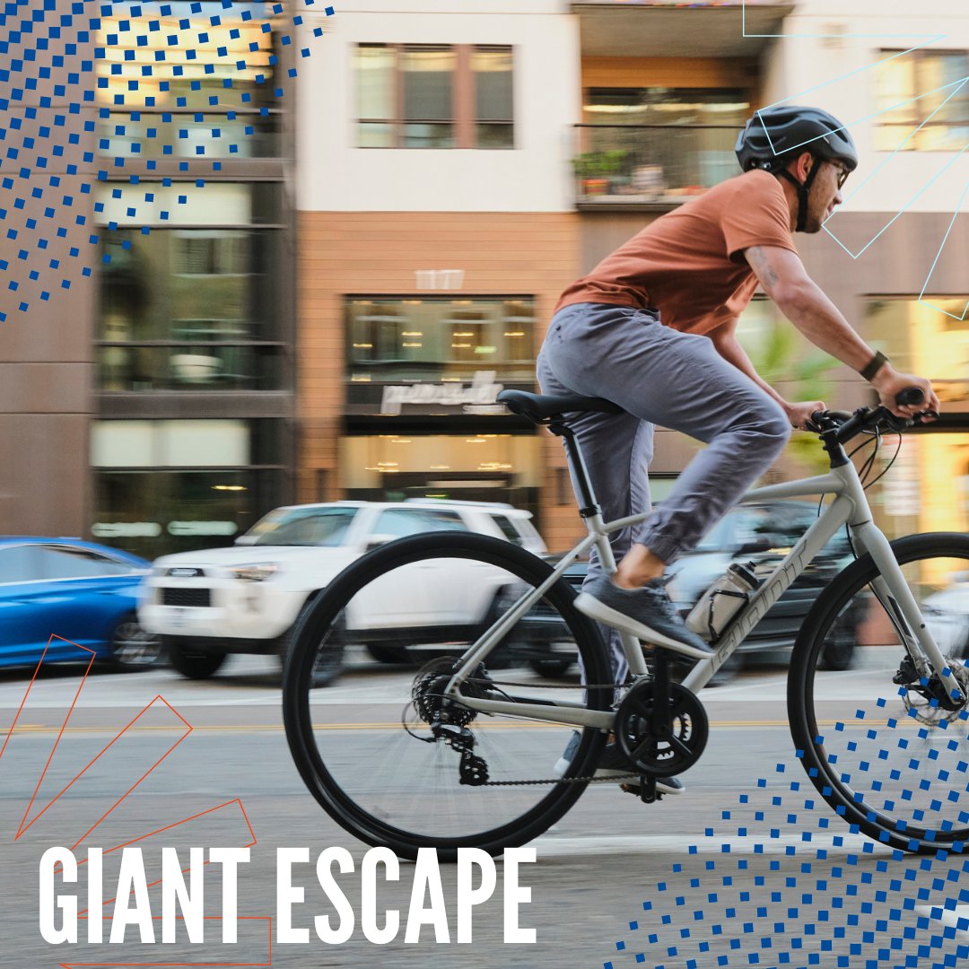 EdenBicycles's tweet photo. Grab a Giant Escape today.  Lots of size options in stock!  Swing by to day to see one in person.  #edenbicycles #giantescape #newbikeday https://t.co/Da3Ad9UnqH