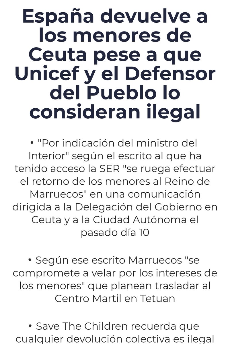 Una devolución de niños extranjeros sin protección familiar, hecha sin intervención de la Fiscalía, en contra del criterio del <a href="/DefensorPuebloE/">Defensor del Pueblo</a> y sin existir protocolo de retorno, adolece al menos de seguridad jurídica y muy probablemente ignora "el interés superior del menor"