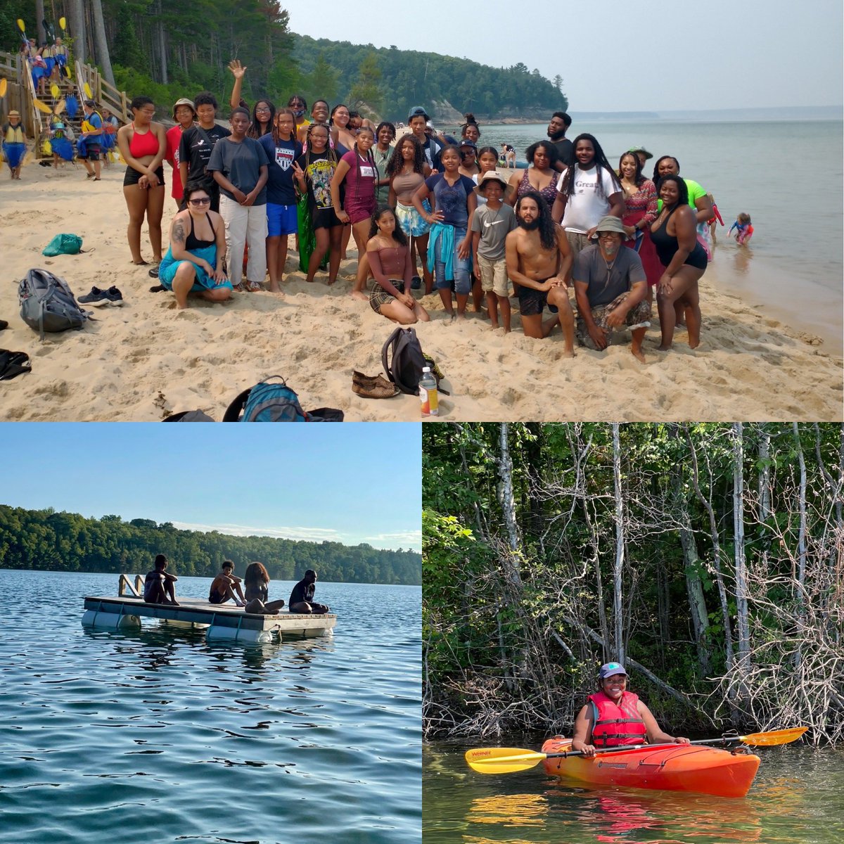 Stories are still coming in but it’s clear that folks enjoyed a special week at Clear Lake Education Center @HiawathaNF and @PicturedRocksNL #FSUrbanConnections @SierraOutdoors