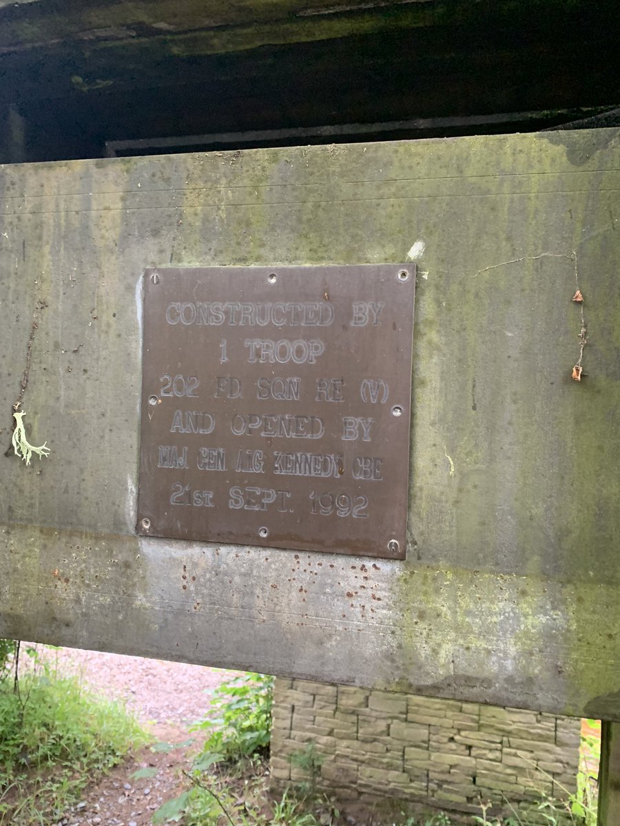 Whilst hiking in the forests around Dunkeld I came across a cracking little bridge built by <a href="/Proud_Sappers/">Corps of Royal Engineers</a>. No doubt a community project that we still do today in rural Scotland <a href="/thinkdefence/">Think Defence</a>