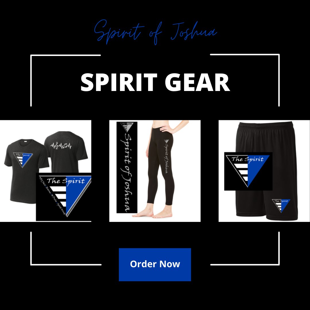 Don't miss out on 2021 Spirit of Joshua Band and Essence Colorguard Merchandise! Store closes August 17th!
