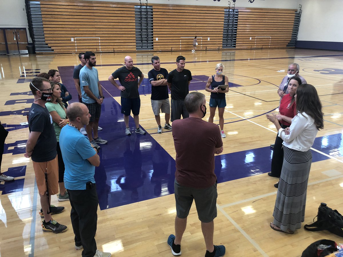 dirndlhope's tweet photo. @JeffcoSchoolsCo PE teachers connecting with community partners at their kick-off for 2021-2022.  #BetterTogether https://t.co/NlrSRxLS2q