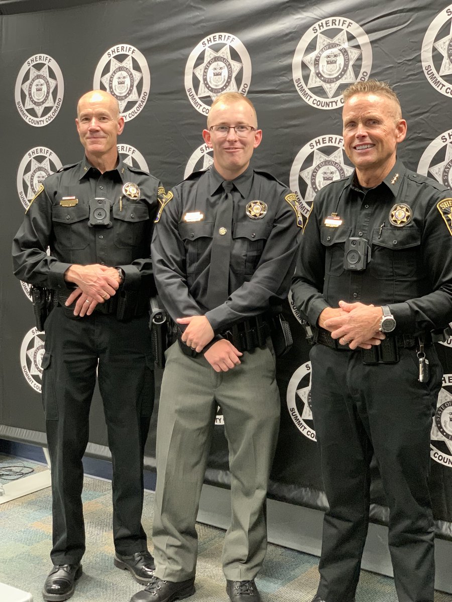 SummitSheriffCO's tweet image. Congratulations Deputy Pomfret, on your successful POST academy graduation from Colorado Mountain College&apos;s Law Enforcement Training Academy. We are looking forward to you building relationships with our community!
#SummitCountyColorado #CMCSummit #CMCAlum
#ServeandProtect