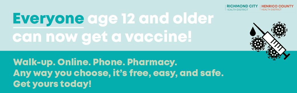 CityRichmondVA's tweet photo. According to @RichmondCity_HD, 98.3% of all people with confirmed cases in Central VA are unvaccinated. The unvaccinated also make up 97.2% of hospitalizations and 98.2% of deaths. It's clear - the vaccine makes you, your family and our city safer. ➡️ https://t.co/rEKa7ikL4M https://t.co/F1l2gaImxT