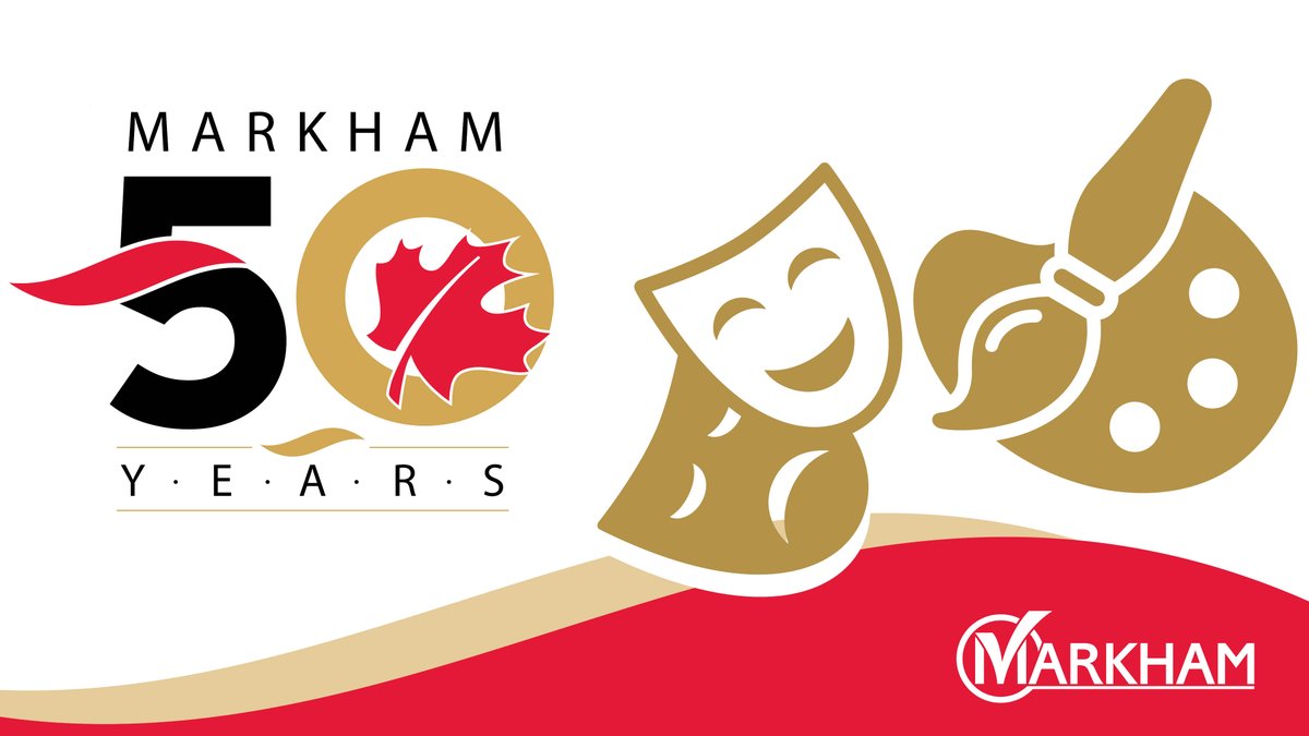 cityofmarkham's tweet photo. Celebrate #Markham50 by enjoying virtual programming by the Varley Art Gallery, Markham Museum and FLATO Markham Theatre. 

Admire public art installations at many different locations around the city. 

Visit https://t.co/GKaQ1R6O9p for more summer fun ideas!

#WeAreMarkham https://t.co/ry3ay6qDZE