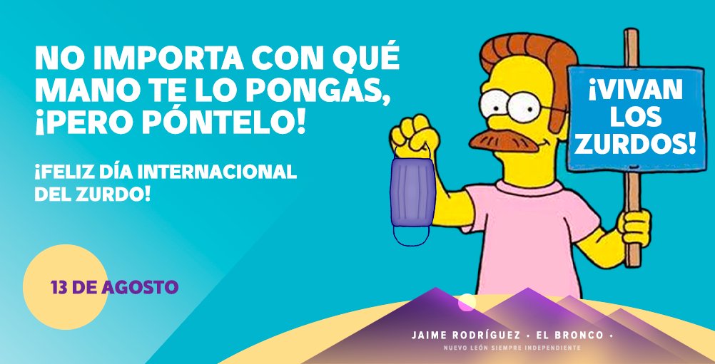 JaimeRdzNL's tweet photo. Hoy se festeja el Día de las Personas Zurdas. Para quienes no lo son, tal vez no signifique mucho; pero, antes, el mundo no estaba adecuado para ellos. Todo estaba hecho para una sociedad predominantemente diestra. Ellos se han adaptado y vencen diariamente dificultades. 1/2 https://t.co/fV1HUP3xsP
