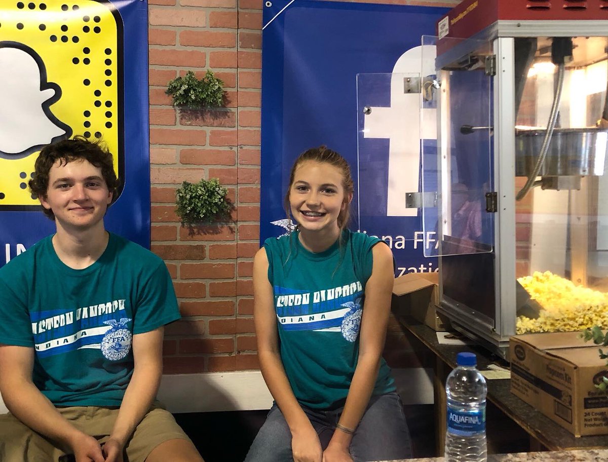 EH_FFA's tweet photo. Be sure to go check out the FFA Pavilion for fun activities and you’ll even get to see EH FFA Alum and Indiana FFA State Treasurer @JordynWickard ! https://t.co/MN7bHKJy7o