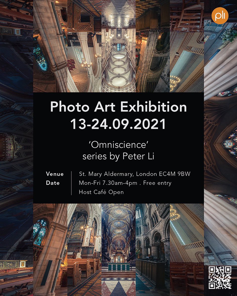 Pleased to announce my solo exhibition will be on 13-24 September at St.Mary Aldermary.  

Please come visit if you are in London. The Church is a café with a stunning interior.

Time: Mon - Fri 7.30am - 4pm
Free Entry | <a href="/hostcafelondon/">Host Café</a> 

#artistontwittter #architecturelovers