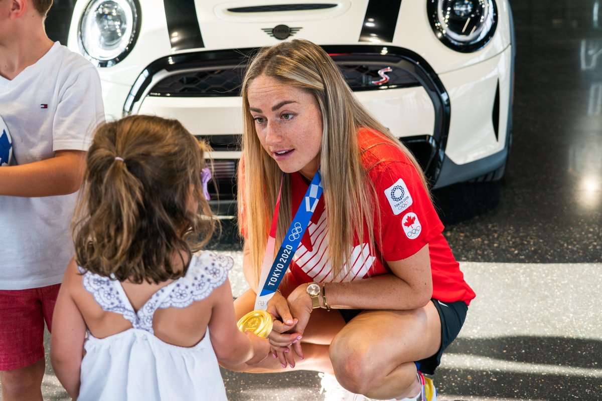 schompauto's tweet image. Canadian Soccer Gold Medalist and Coloradan, Janine Beckie, visited with Schomp employees and their families at Schomp Mini. Janine talked about her experience and success at the 2020 Tokyo Olympics. 

Thanks for visiting @janinebeckie!