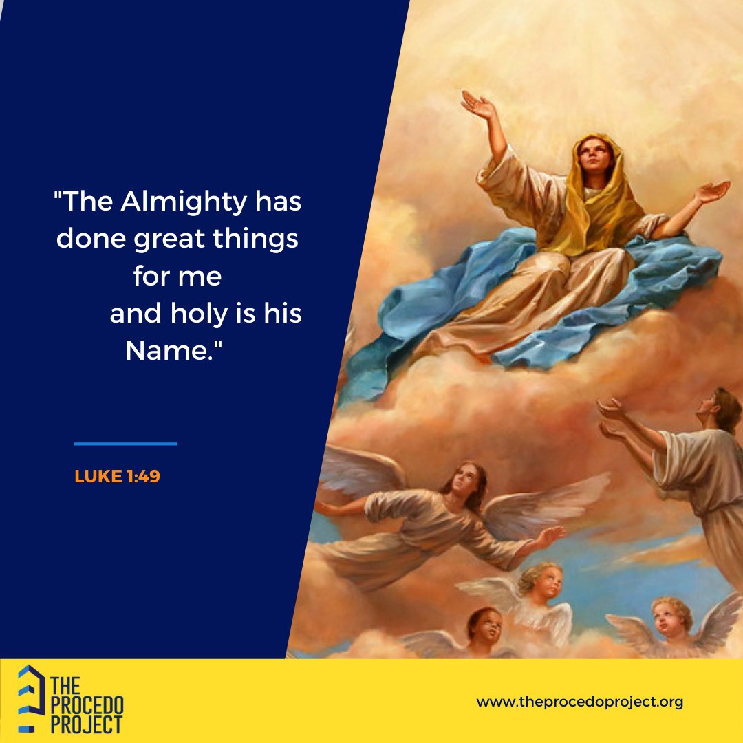 procedoproject's tweet photo. "The Almighty has done great things for me and holy is his name." Luke 1:49

#procedoproject #CatholicEdChat #CatholicTwitter https://t.co/vvODCdEbCL