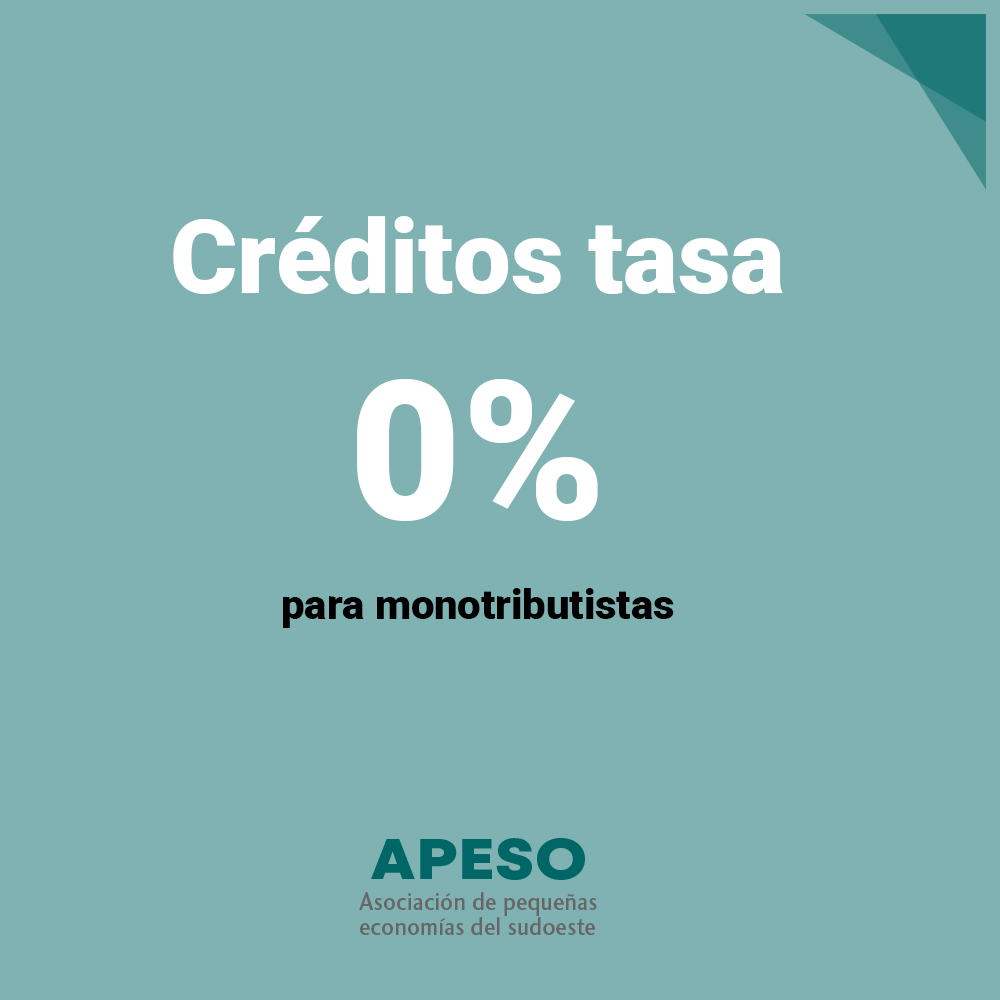 APESOAsoc's tweet photo. El Gobierno, a través de AFIP, relanzó los créditos a tasa 0% para monotributistas, por un monto de hasta $150.000 dependiente de la categoría. Habrá un plazo de seis meses para empezar a pagarlo y se podrá hacer en hasta 12 cuotas.

#apeso
#pyme 
#pymes 
#BahiaBlanca https://t.co/zovFaJ9nKJ