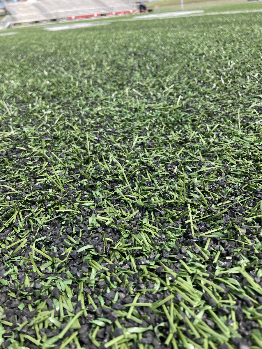 RiverbendTurf's tweet photo. Dodged the rain this morning in Mt Ayr, IA. What a great facility! #protectyourinvestment #cleanfield #safefield Good luck this season! @MtAyrFootball https://t.co/yNqYxMS2NR