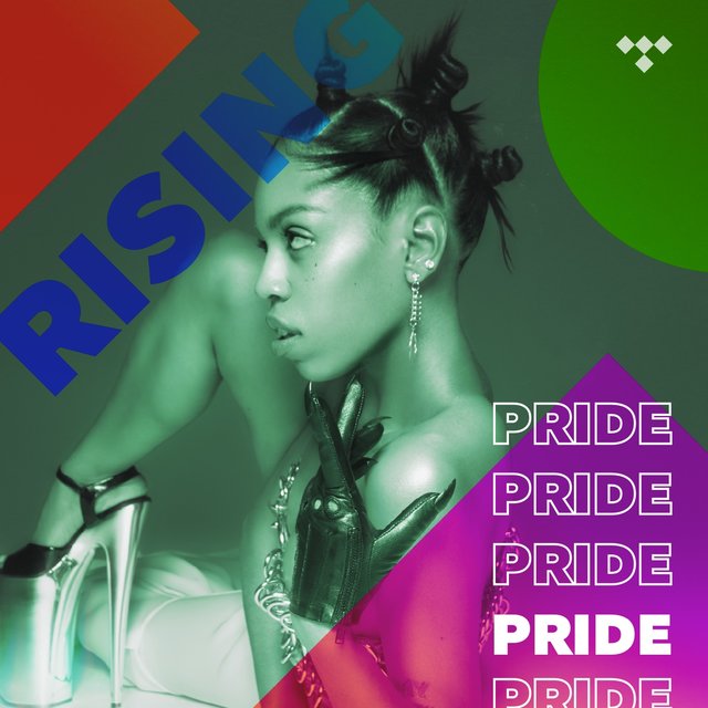 Shoutout <a href="/TIDAL/">Tidal</a> for placing <a href="/BayliMusic/">BAD BUNNY ★</a> on the cover of Rising: PRIDE! Listen to her new single '16' 💚 bayli.ffm.to/sixteen