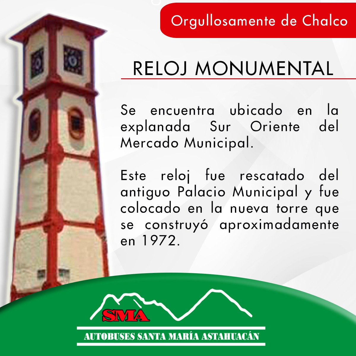 AutobuseSMA's tweet photo. Chalco lleno de historia y cultura.

#autobusesma  #Chalco https://t.co/8kFLjaNKps