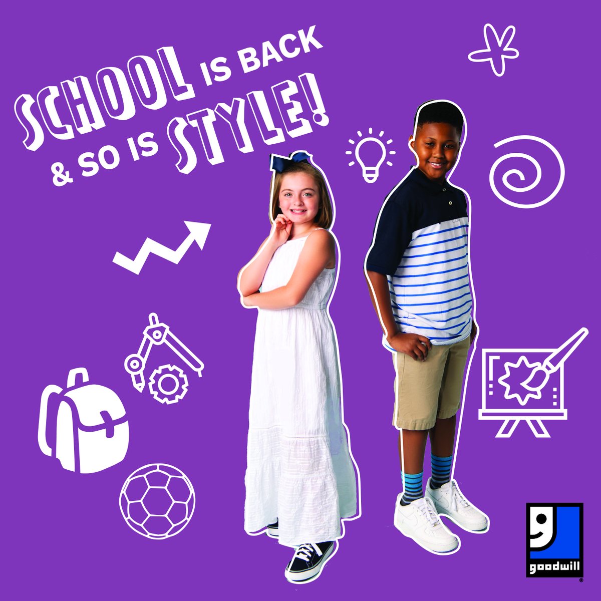 GoodwillSC's tweet image. Back to school, back to style!  Find unique, budget-friendly fashions for your family at Goodwill! goodwillsc.org/shop #GoodwillSC #BackToSchoolStyle