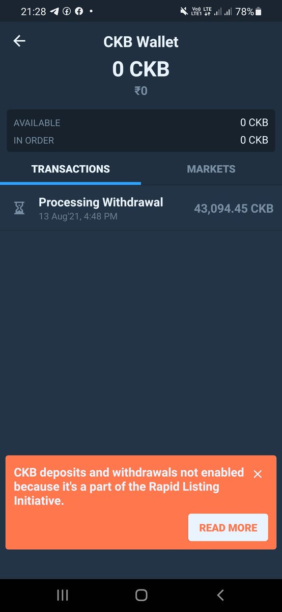 indiaalwaysfirs's tweet image. @WazirXCares Solve your Technical problem immediately, I have been waiting since last 3 hour. @NischalShetty  @WazirXCares  @WazirXIndia 
#solve_problem #criyptocurrence