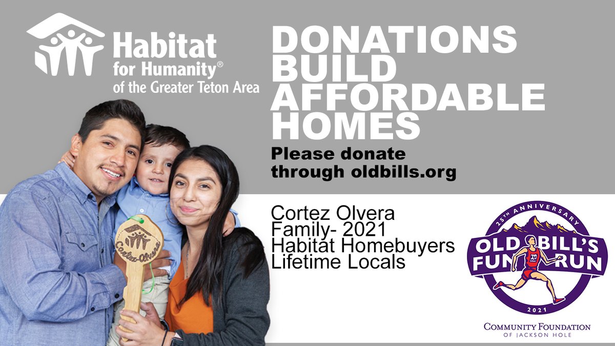 Old Bill's giving season starts today! Your donations go even further toward building affordable housing in the region during Old Bill's. Please give through our link:
bit.ly/3CFehK9 THANK YOU!