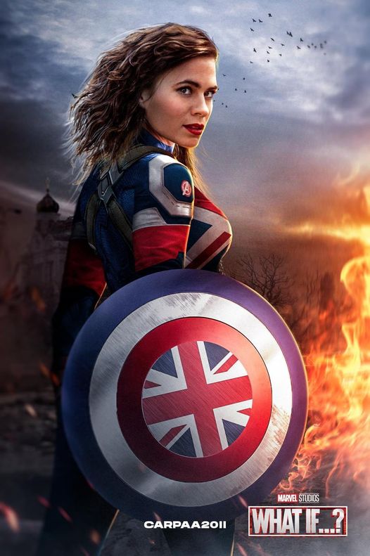 ElEspacioGeek's tweet photo. El director de #WhatIf expresó su deseo pro hacer una película centrada en #CaptainCarter: 
"Sería increíble. Solo pon a #HayleyAtwell en el traje, dale su propia franquicia y haz que arrase con todo" https://t.co/WmQiBSO1jn