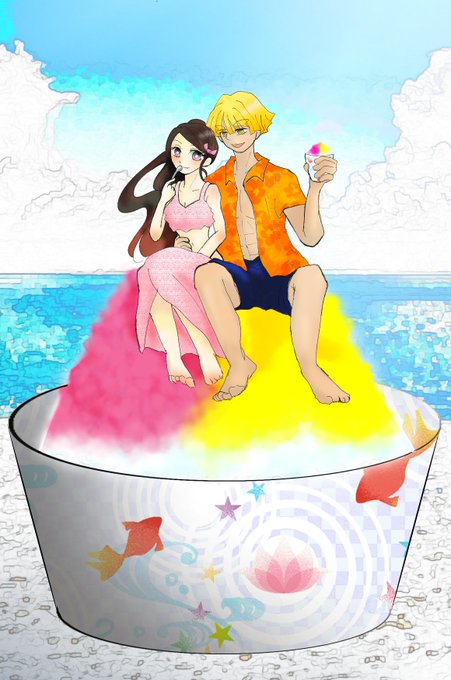 夏のぜんねず水遊びフェス21のtwitterイラスト検索結果