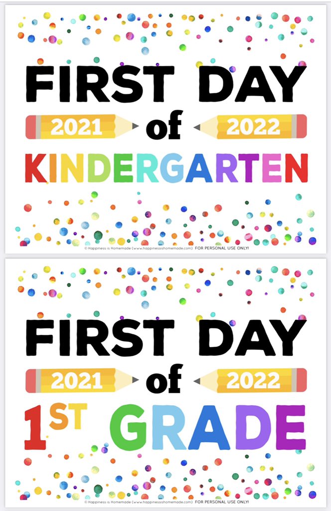 Greetings Lake families! Back to school time!

Below is a link to some really cute FREE back to school print out signs!
Please feel free to like and share this post and page. So we are able to see all the happy smiles in those first day pictures ☺️

happinessishomemade.net/wp-content/upl…