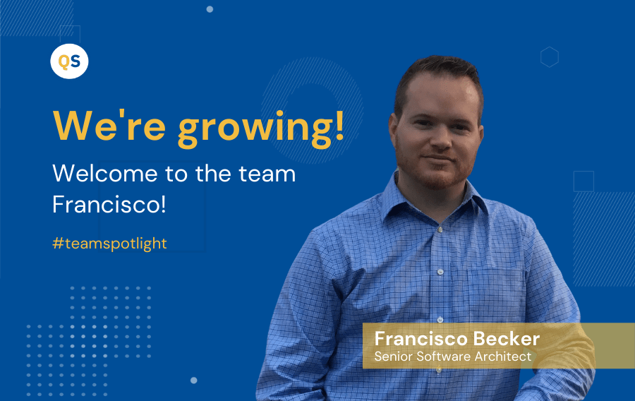 quickscoutai's tweet photo. We’re proud to share that Francisco Becker has joined the #quickscout team as a Senior Software Architect! His years of AI development expertise will help us move quicker, smarter, and better serve our customers. Congrats and welcome to the team! 

@IBMcloud 

#welcome https://t.co/Fpo17nWAWv
