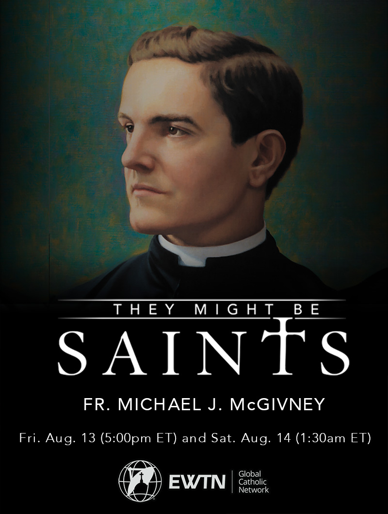 Premiering tonight at 5 p.m. EDT, <a href="/EWTN/">EWTN Global Catholic Network</a> examines the life of Father Michael J. McGivney, Founder of <a href="/kofc/">Knights of Columbus</a>, as part of their original series “They <a href="/mightbesaints/">They Might Be Saints</a> .” Watch on TV or live online: bit.ly/3m12Gip