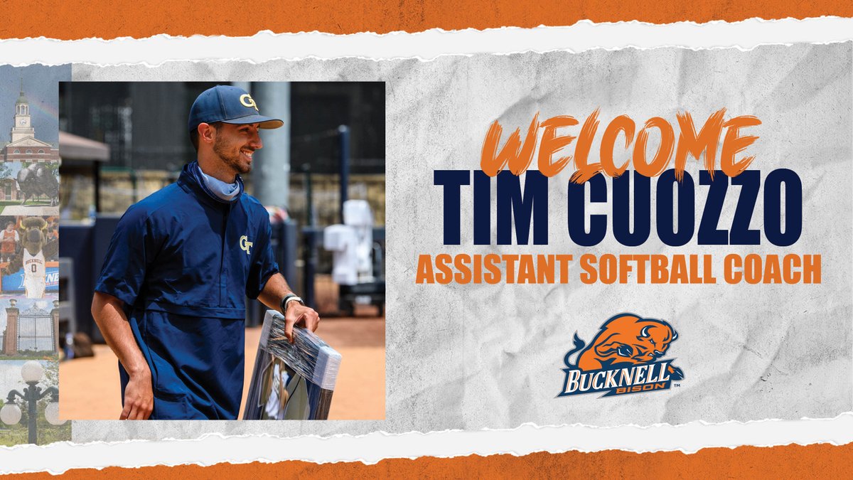 Introducing the two newest members of our coaching staff! Welcome to Bucknell Anna and Tim! 🔶🔷 📰: bit.ly/3CIzHWG #rayBucknell 🥎