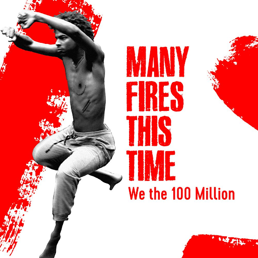 ManyFiresFilm's tweet photo. “The world’s on fire… don’t worry… the people are coming” 🔥Many Fires This Time: We the 100 Million premieres in 5 DAYS on the Bronze Film Festival website! 🎬 LINK IN BIO  #ManyFires #WeThe100Million https://t.co/JrPiM2Lwaj