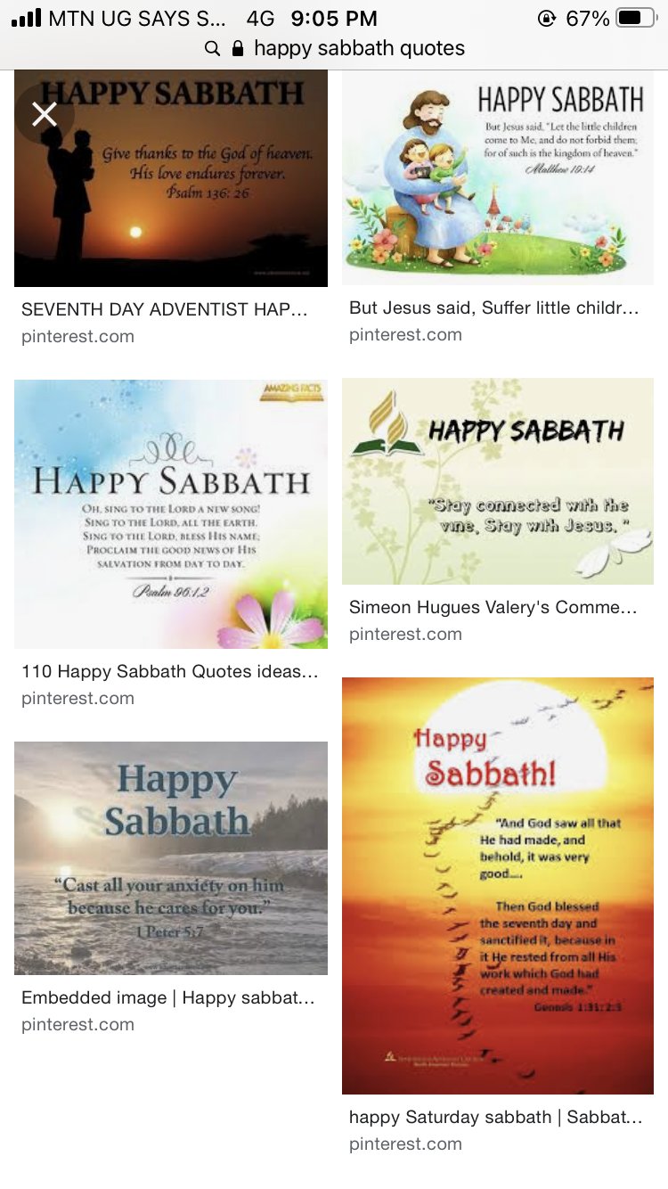 Happy Sabbath Quotes For Him