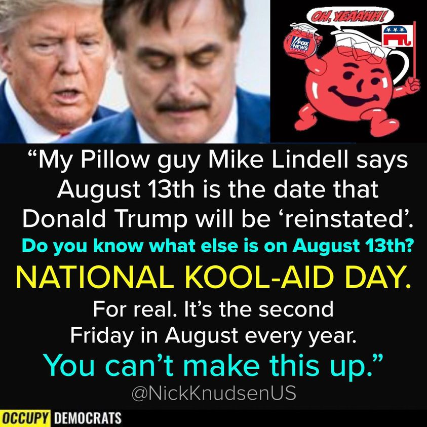 carrolltopper's tweet photo. So where are you, Trump? We're all waiting! #TrumpReinstatement #trumpreinstated #JFKjr #QAnonCult #TrumpIsALaughingStock https://t.co/aDCYdmjDzL