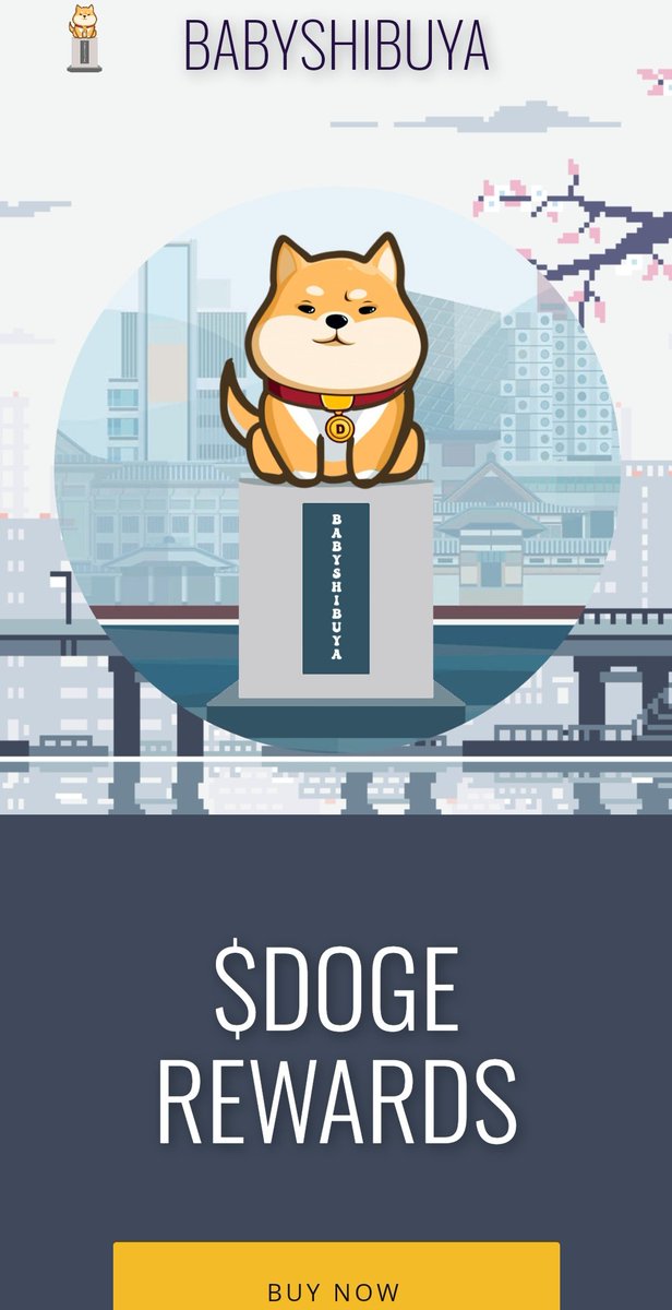 BABYSHIBUYABSC's tweet photo. https://t.co/TH5BqOAYnd
Website launch!!!! 
We will see eifel tower now!! 

@BABYSHIBUYABSC @hachikobsc @cz_binance @1goonrich @elonmusk #BSCGems #DYOR #Binance #BNB #BTC #Coinbase https://t.co/yRJYgKfOnp
