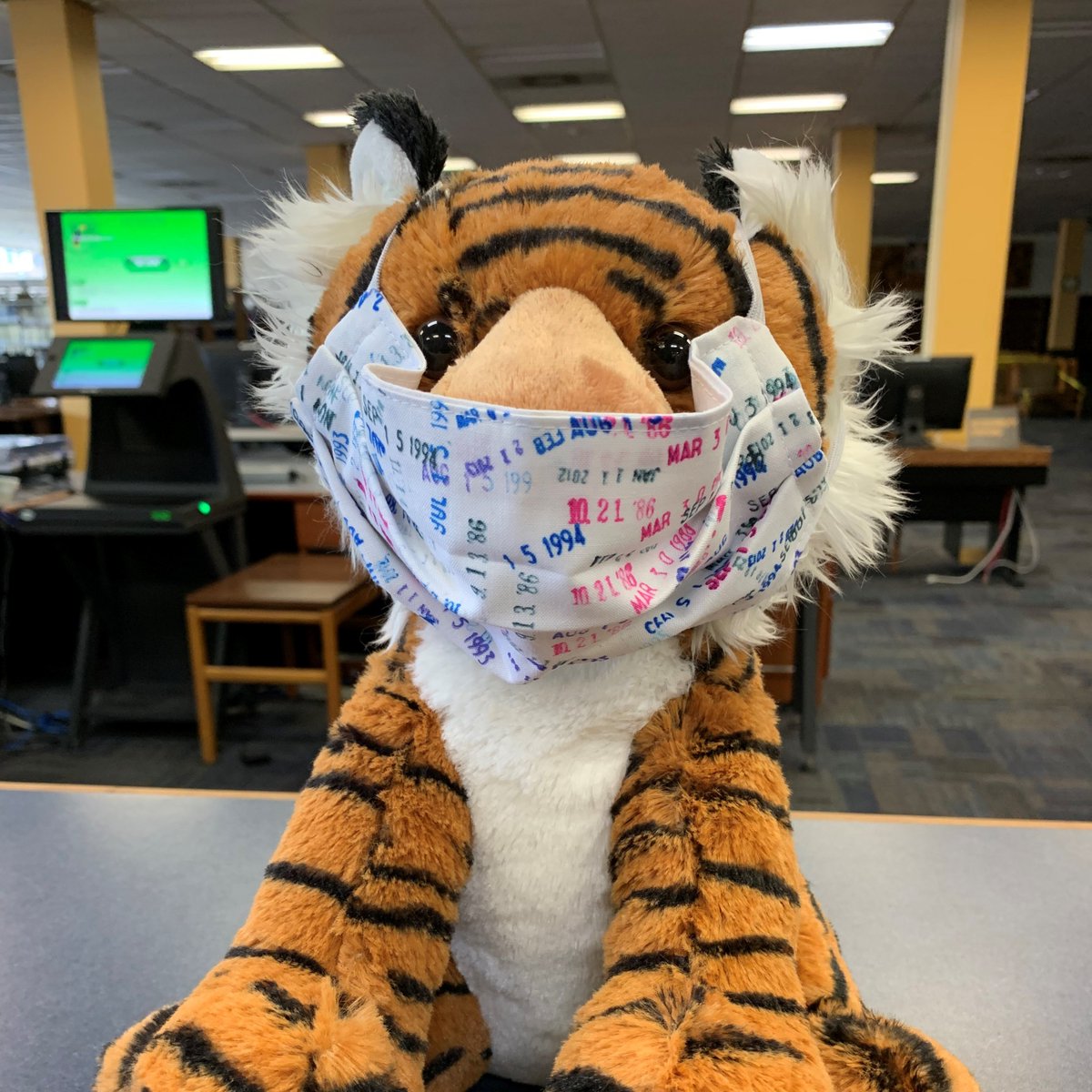 CookLibraryOfTU's tweet photo. To help keep our staff and students safe, masks will be required to be worn by all visitors in Cook Library beginning on Monday 8/16 #WearingIsCaring #TUtogether https://t.co/jiXBmznryv