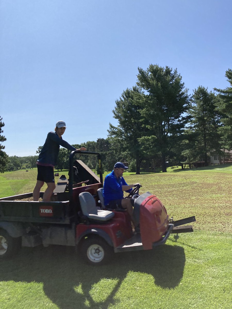 Great day to poke holes in the ground.