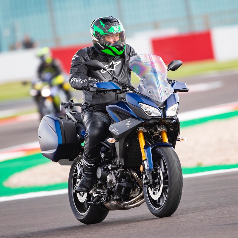 bennetts_bike's tweet photo. Bennetts customers and BikeSocial members enjoying #DoningtonPark this evening - straight after the @OfficialBSB riders left the circuit ⤵