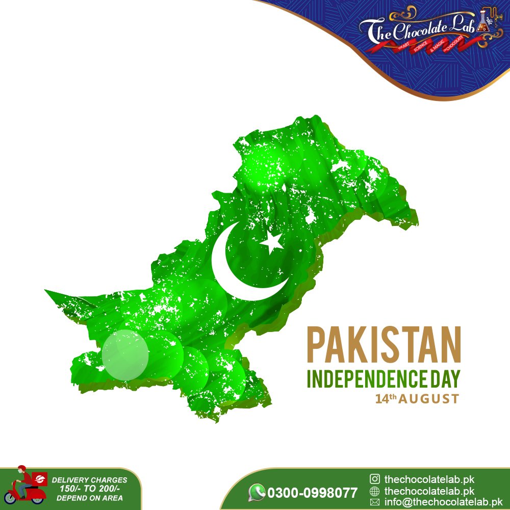 nAsimUnNisa's tweet photo. Happy Independence Day 🇵🇰♥️from The Chocolate Lab
#PakistanZindabad
#IndependenceDay2021 #thechocolatelab 🍫❤ https://t.co/ZiZJ34e0G4