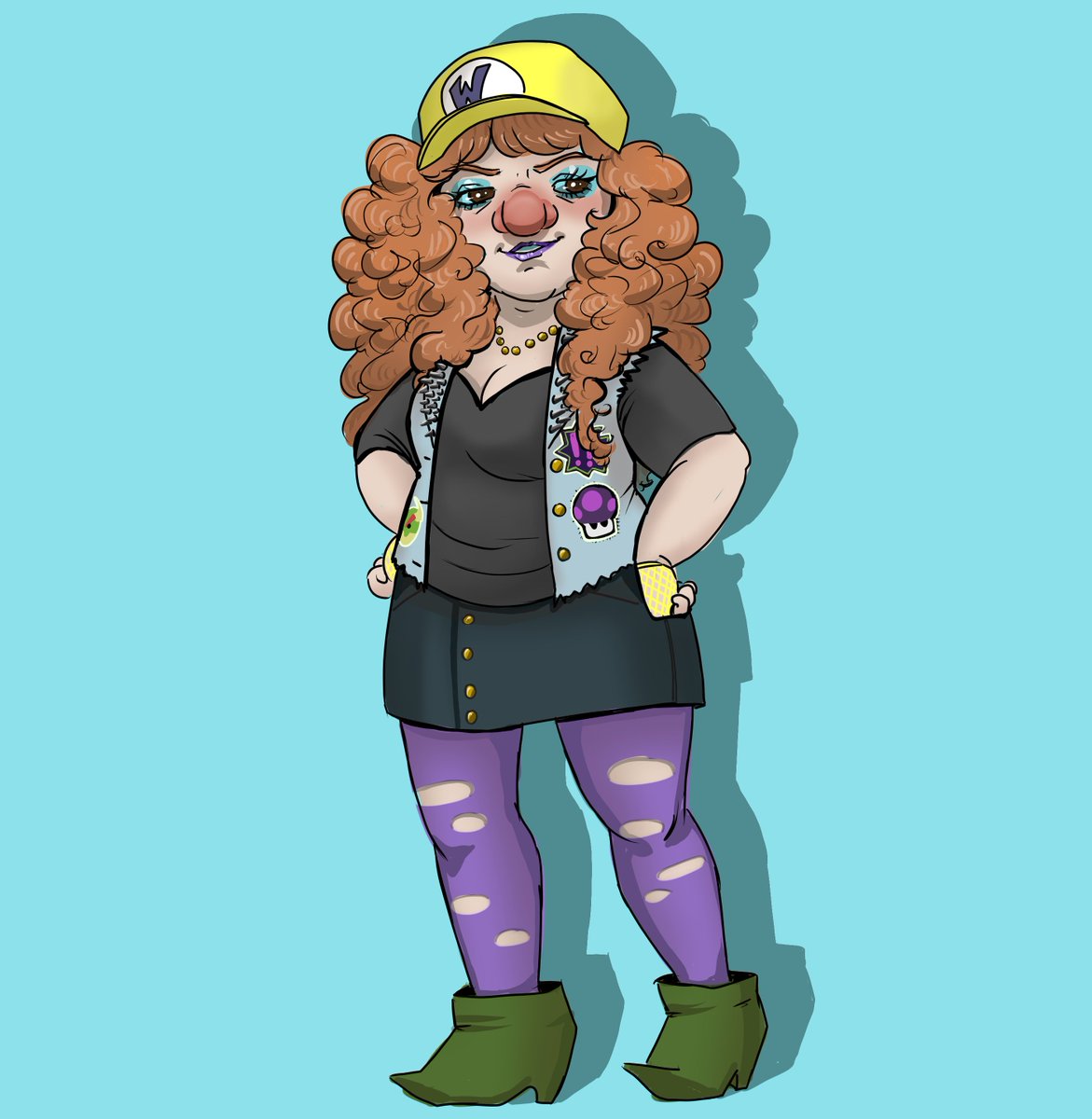 KieraSolveig's tweet photo. Halloween costume idea doodle #1: #Wario

#Nintendo #halloween #genderbend #sketch #cartoonart https://t.co/ceC2FXAnjp