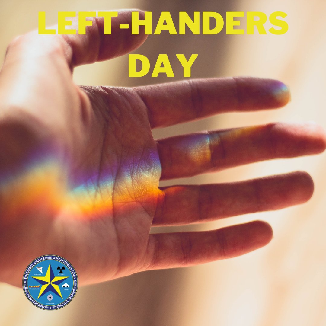 F_SanchezJr's tweet photo. Left-Handers everywhere can rejoice because it is International Left-Handers Day! In a world that is built mostly for Right-Handed people, this is a day to celebrate the 10% of the world's population that relies on their left hand to do most tasks! Happy #LeftyDay! https://t.co/m0sd3bLxiq